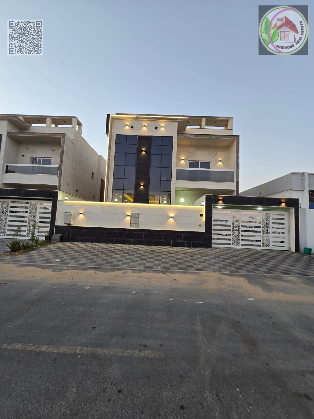 Villa in Al Zahiyah, Ajman | Includes electricity, water, and central air conditioning | Freehold ownership for all nationalities | Close to the mosqu