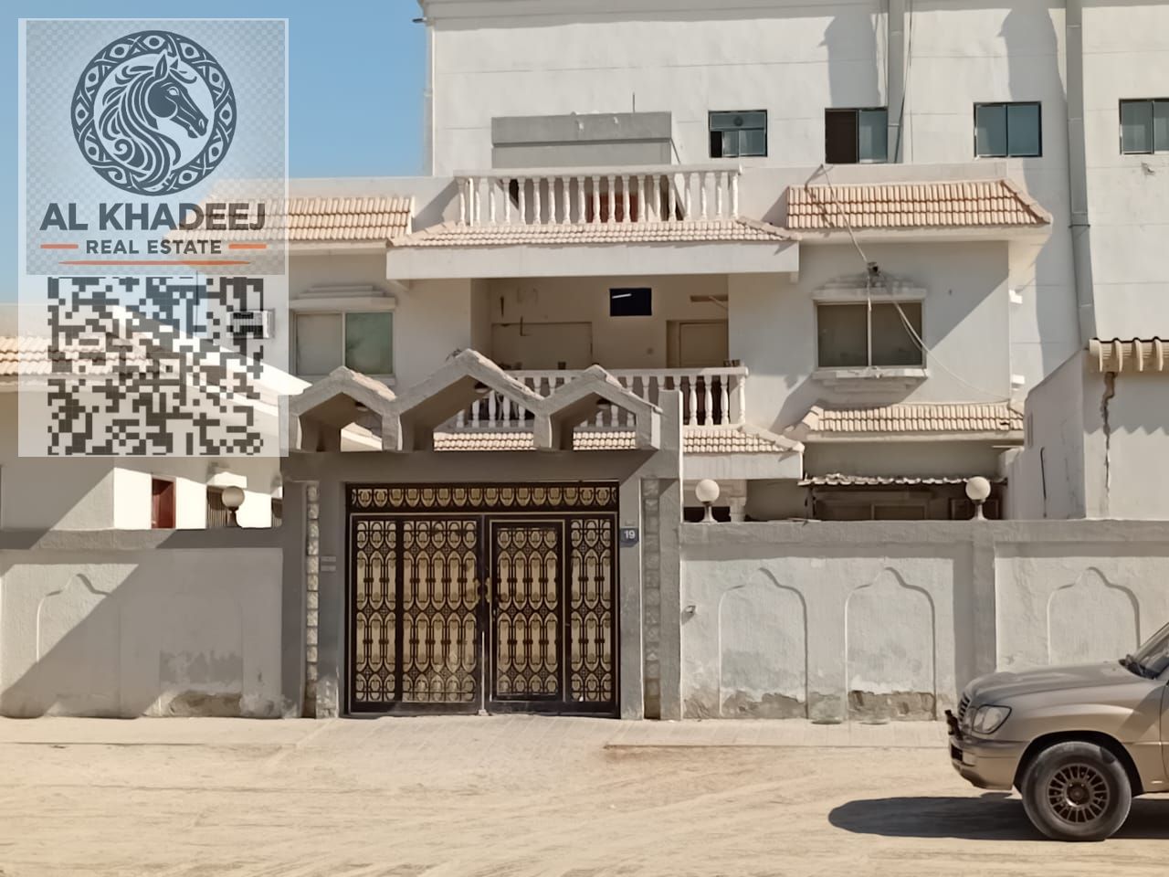 "Large House for Sale in Al Bustan Ajman with Prime Investment Location Land 10,372 sq ft G+8 Permit Ideal for Residential and Commercial Use Rare Opp