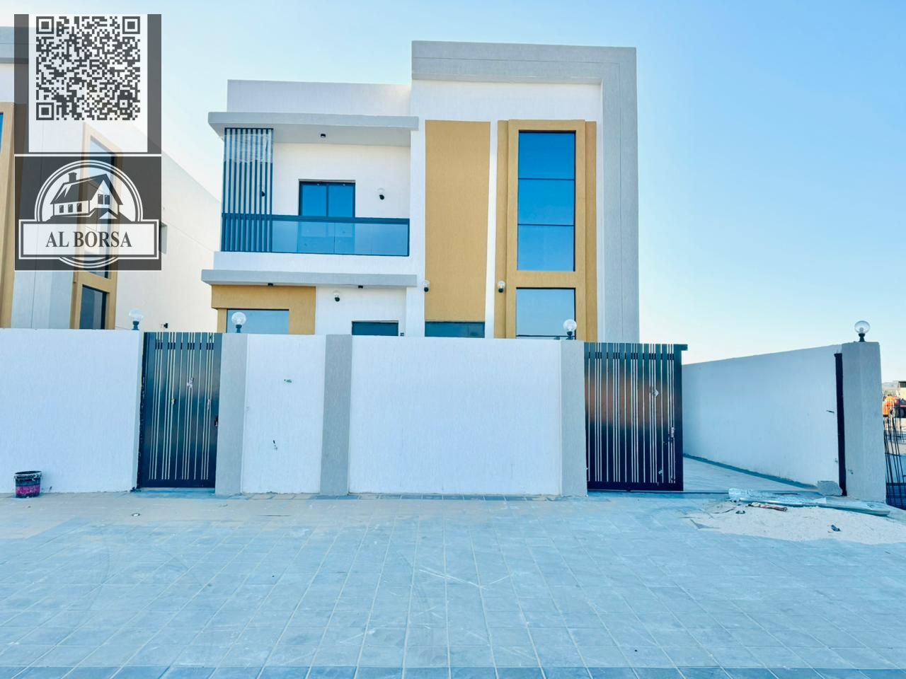 Villa for rent in Al Helio, Ajman, corner unit - 3 master bedrooms, majlis and living room