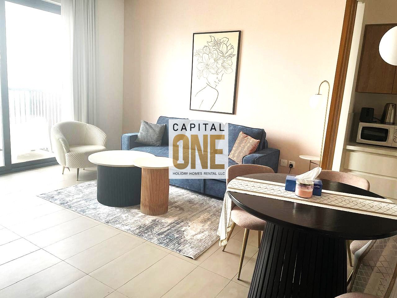 Walkable to the Park I Near Mall | With Sofa Cum Bed | Skyline View