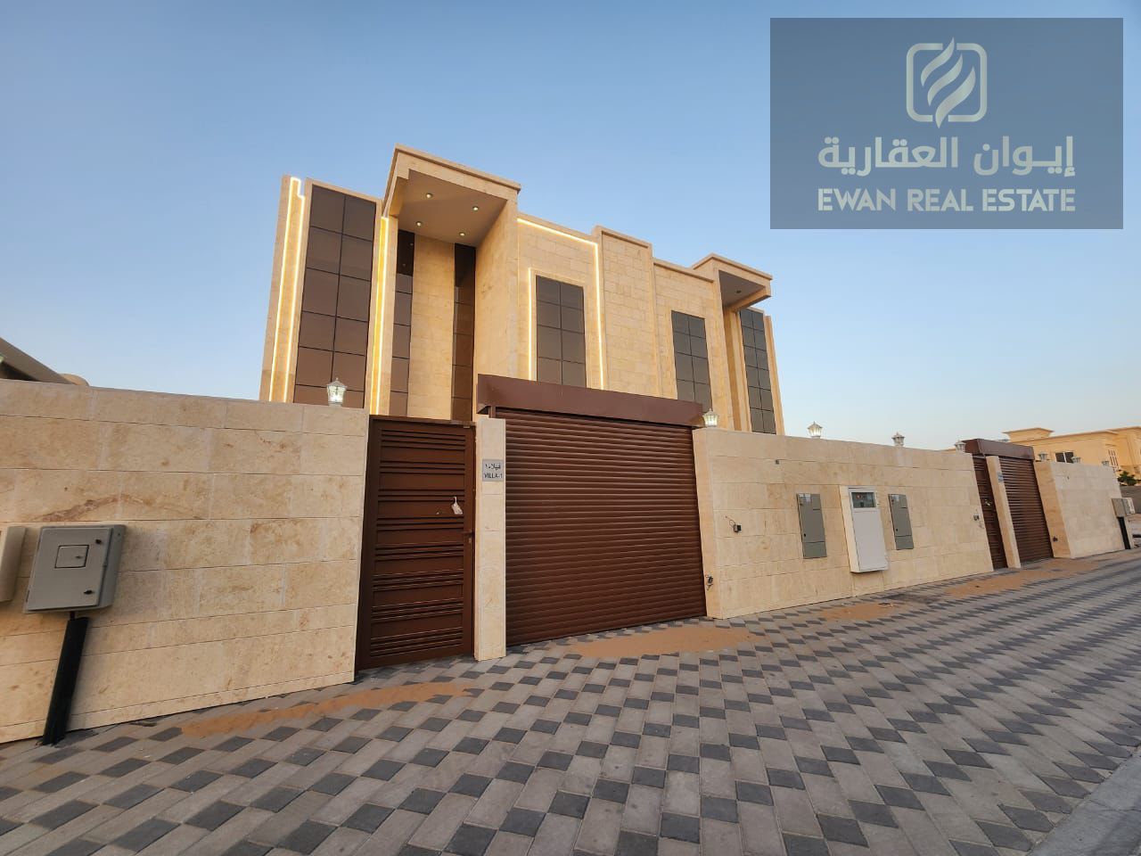 Golden Opportunity for Sale – Two Attached Freehold Villas for Arabs (New, One-Month Old, Single Title Deed)