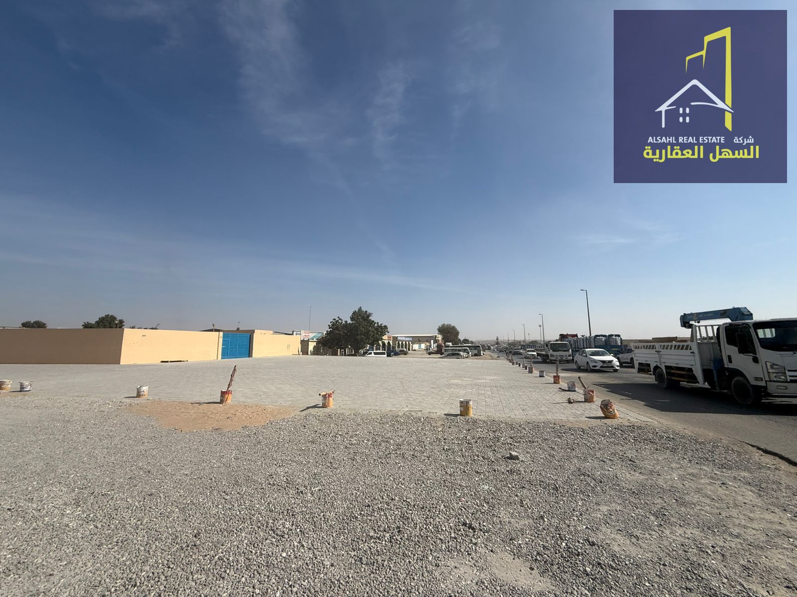 For sale: a small plot of land in the old Al Sajaa area, corner lot on two streets, measuring 97 and 60 square meters.