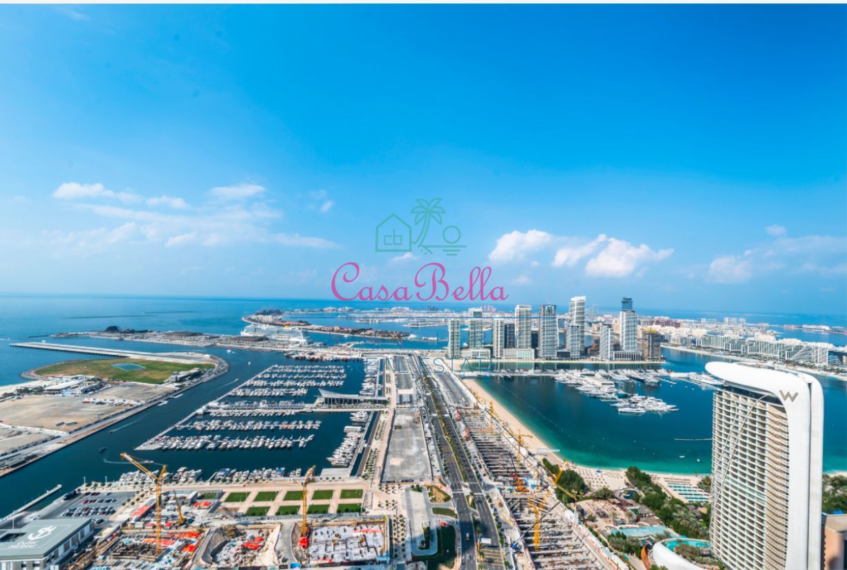 Full Palm and Sea View | Spacious Layout | High F