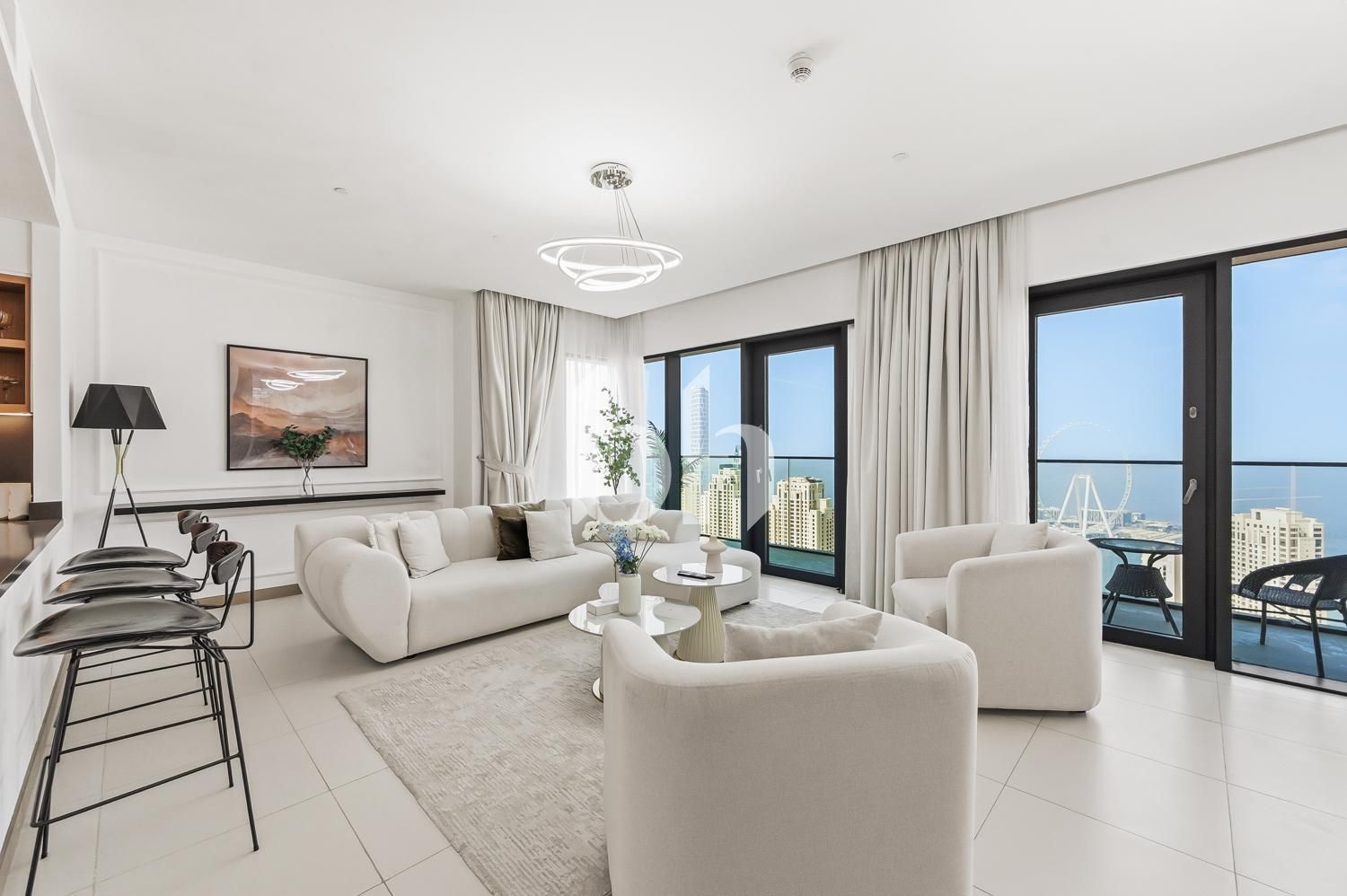 Luxury Furnishing | 4BR + maid | Full Marina Views