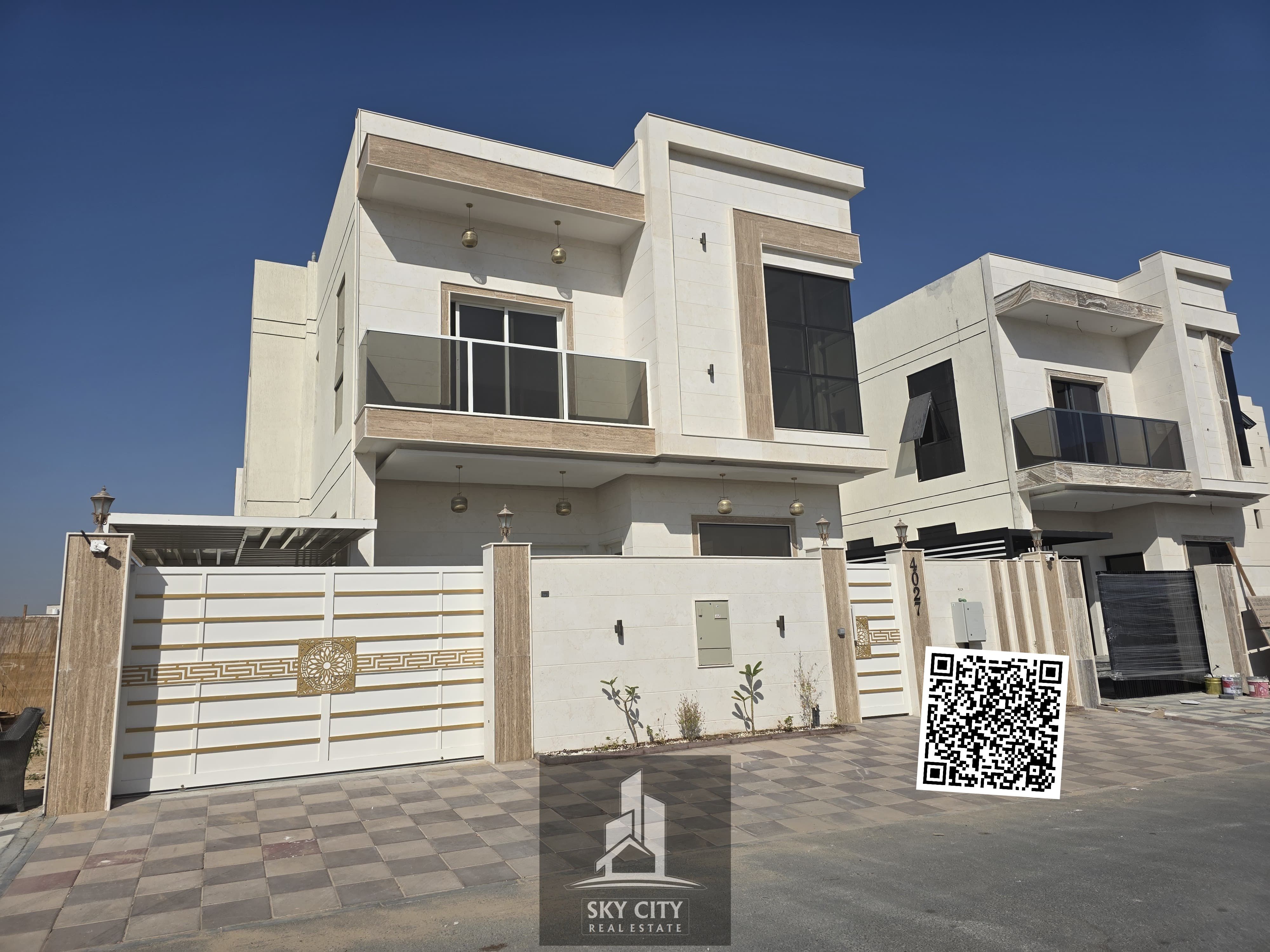 Villa for sale including electricity and AC and water