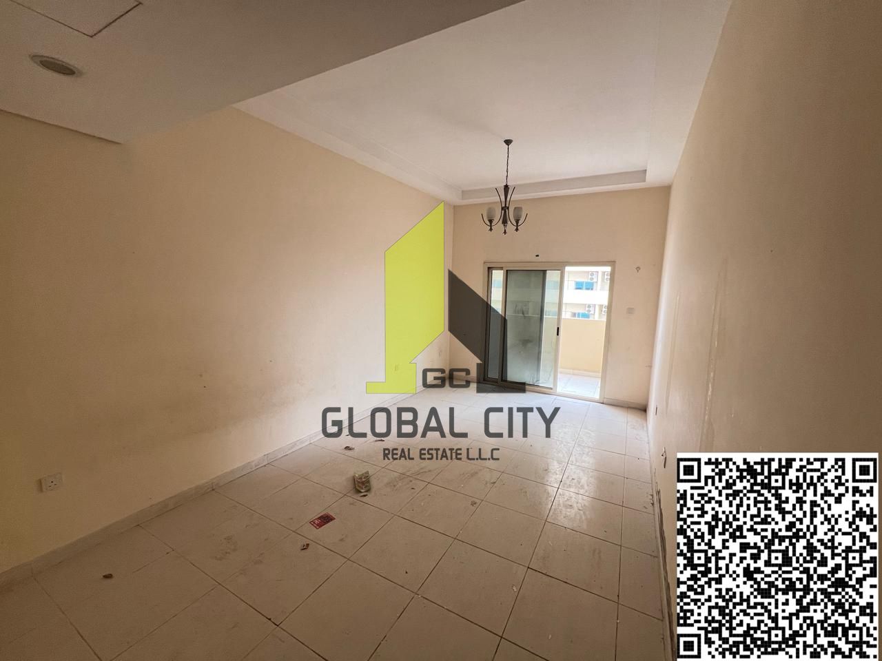 "Spacious Empty 1bhk Apartment Open View With Parking for Sale in Lilies Towers Emirates City Ajman. "