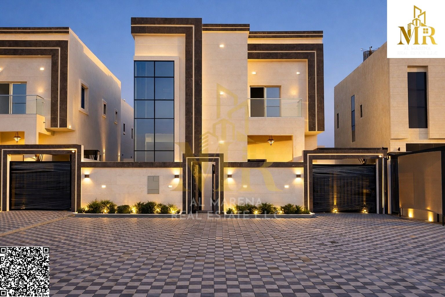 Villa for sale, with luxurious finishes and an excellent location. The villa is located in Al Zahia. Land area: 3014 sq ft. Villa for sale, with luxu