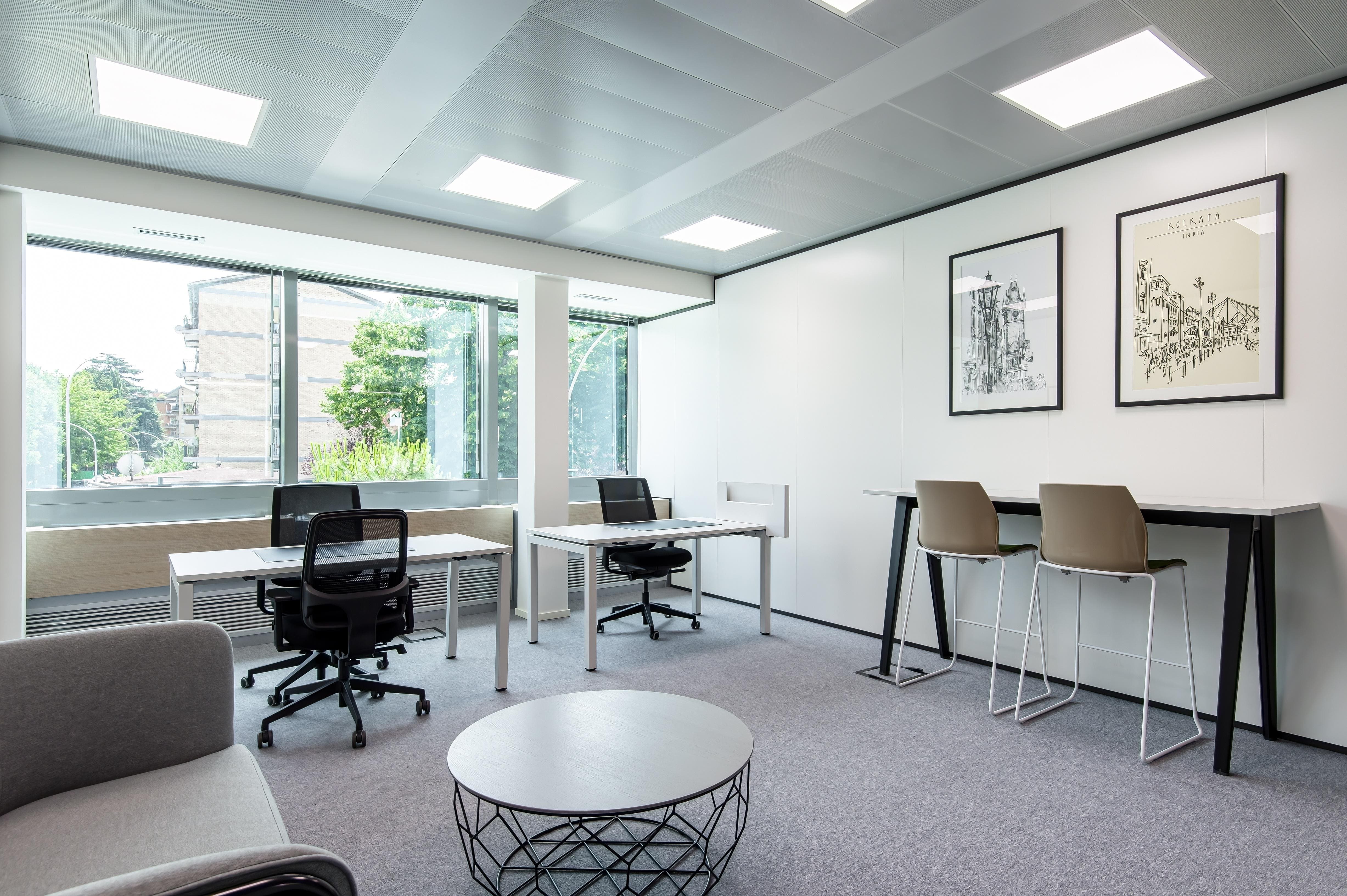 Fully furnished office space for rent in AJMAN, Corniche Sharjah for 3 persons with everything taken care of