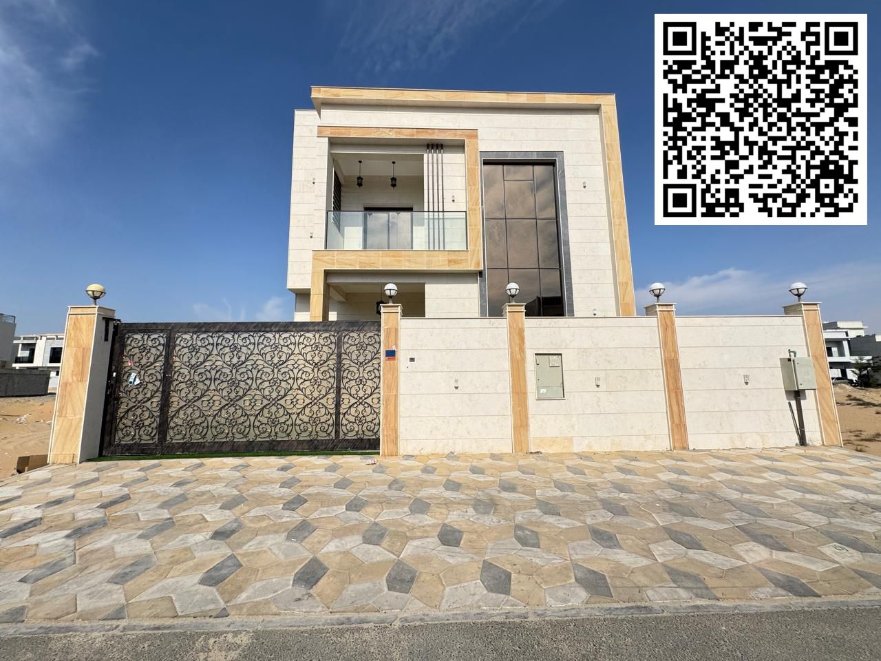 For Rent in Al Yasmeen – Ajman Emirate Premium Villa with Central AC 5 Master Bedrooms