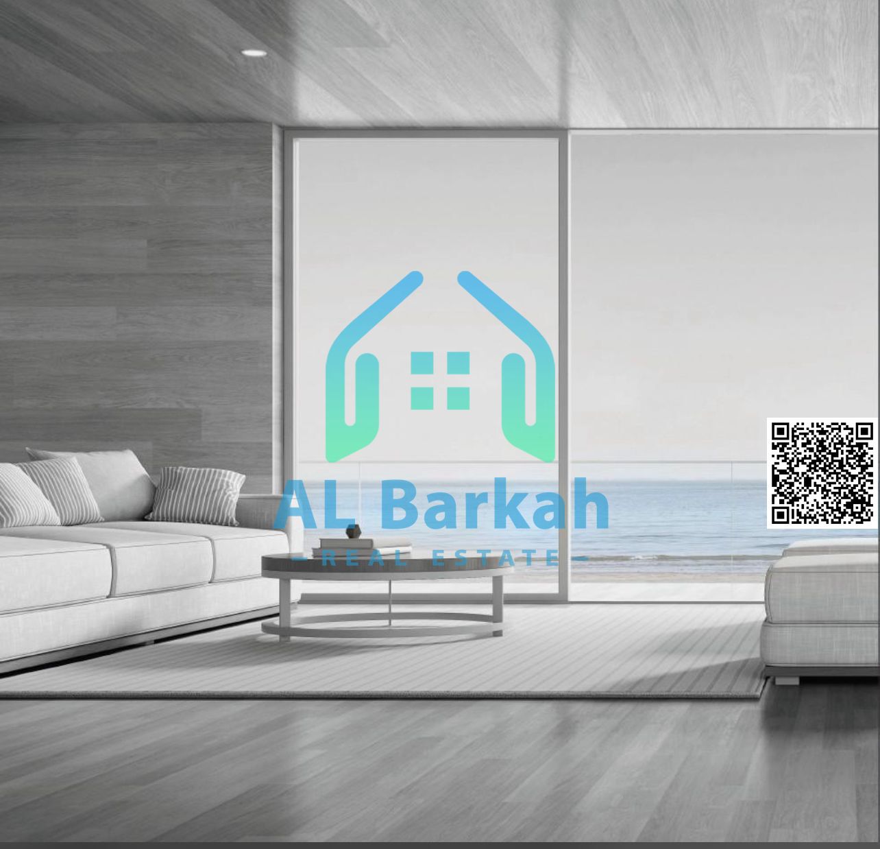 Panoramic 1-Bedroom Apartment for Sale in Mugan – Corniche View & Premium Amenities