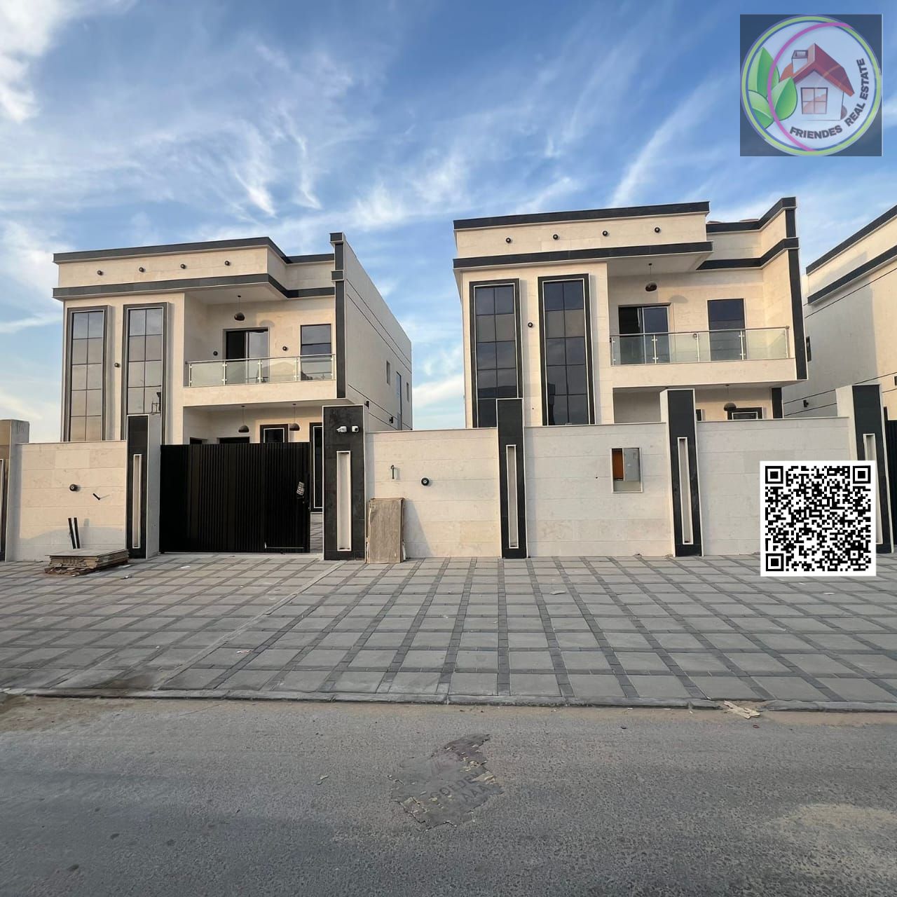 A luxurious villa located in the Al-Haliou area, boasting a prime location and a modern design that prioritizes comfort and privacy.