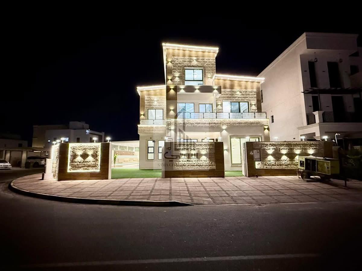 New brand corner villa for sale including registration fees only 2 minutes to Mohammed ben zayed Road