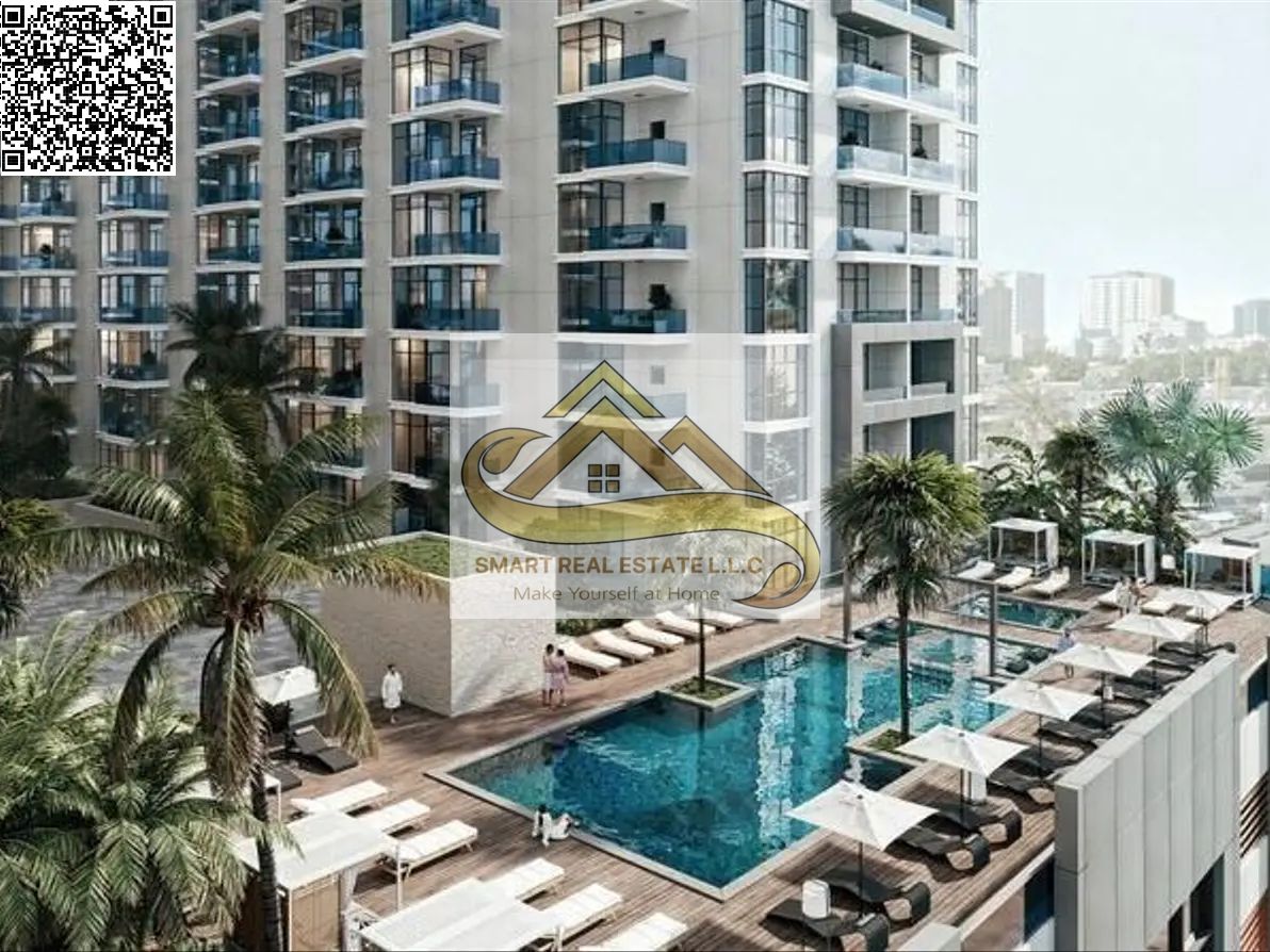 Own your apartment now in the Creek Towers project in Ajman | First payment only 60,000 AED | 1% monthly installments | Prime location | New project |