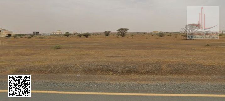 Land for sale in Ajman, Al Manama 8, residential/commercial, ground floor + 2 floors, area 5420 sq ft, excellent location, asking price 290,000 AED