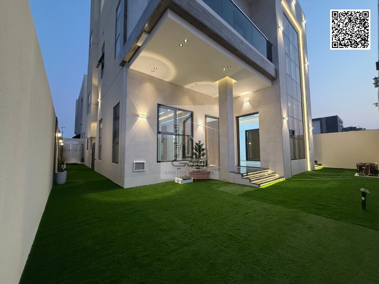 Villa for sale in Al Zaha, consisting of four master bedrooms, including registration and ownership fees.