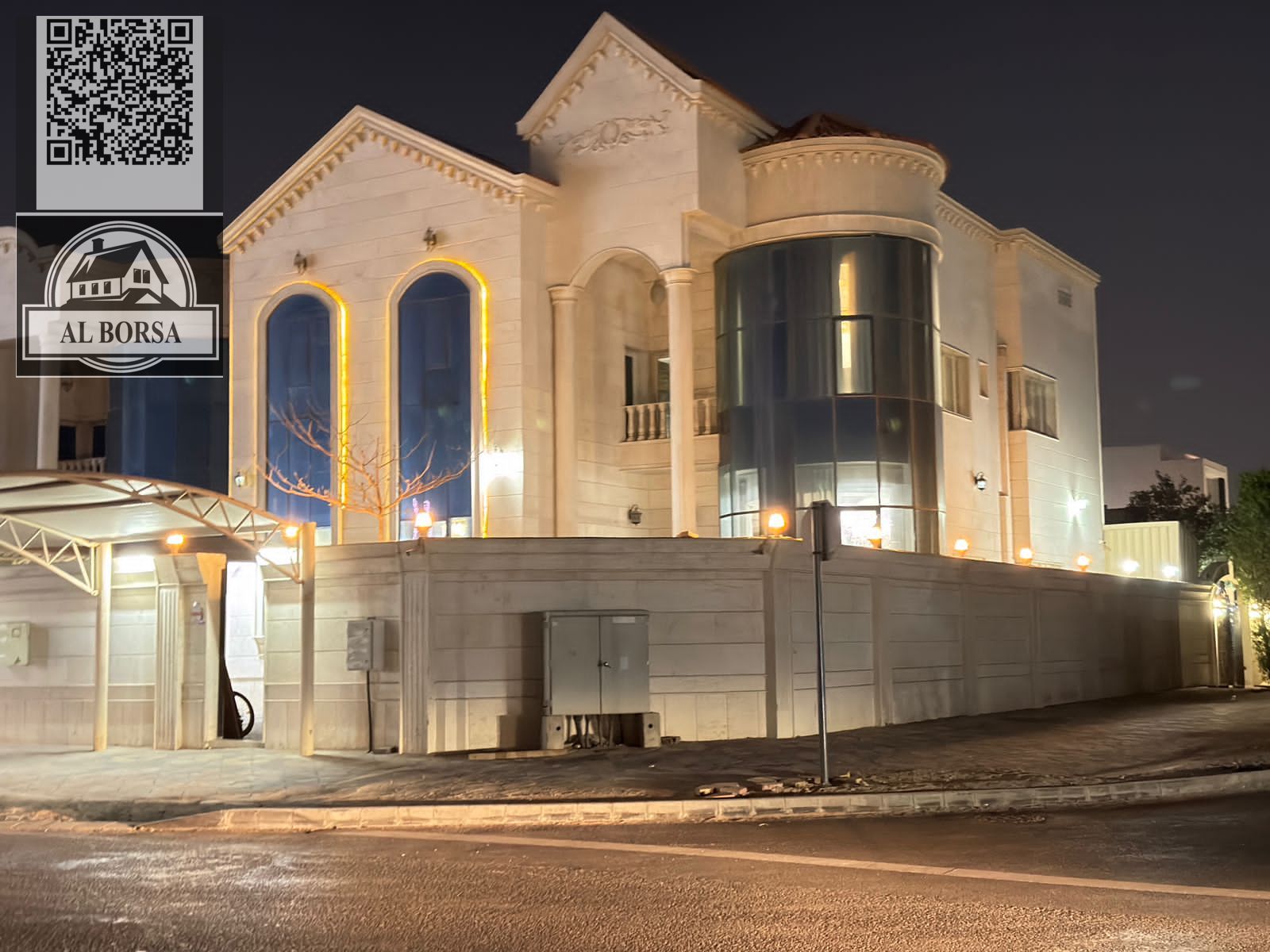Villa for rent in Ajman on the corner of two streets, beautiful location, payment facilities