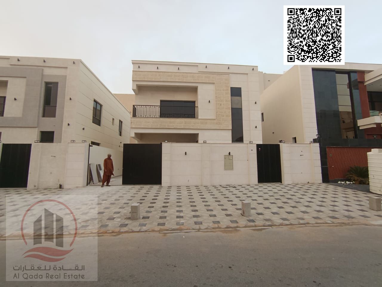 For sale, a villa in Ajman Al-Bahia 5 master rooms, a Majles room, a hall, and a maid’s room, freehold for all nationalities, Installment with out do