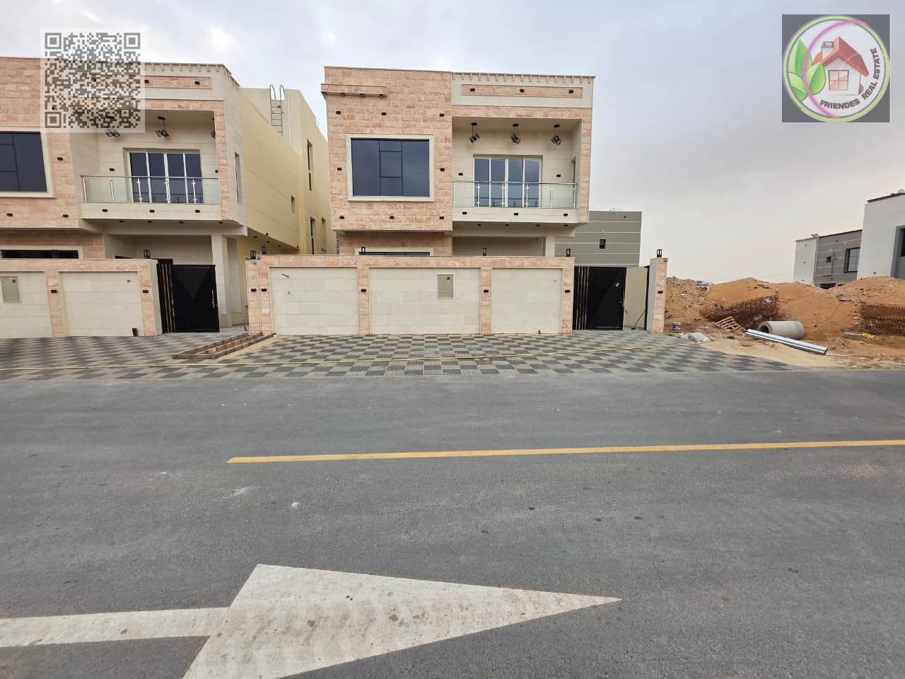 Villa in Al Yasmeen area, Ajman | G+2 | Registration fees included | Freehold for all nationalities | Close to the mosque and all services