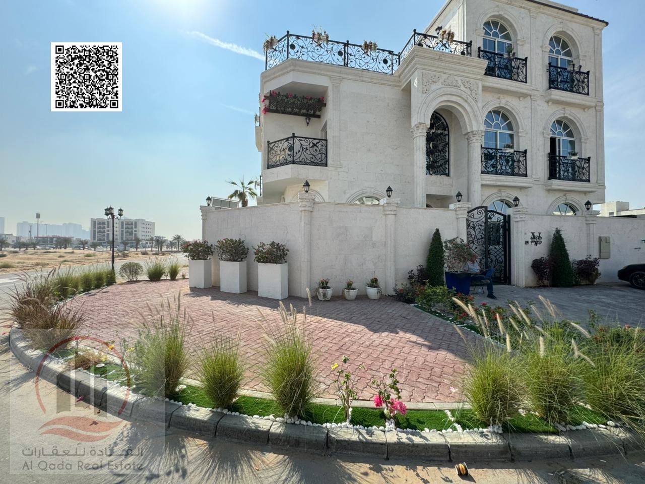 For sale, a villa in Ajman Al-Bahia a 5 master rooms a Majles room, a hall, and a maid’s room, freehold for all nationalities, Installment with out do