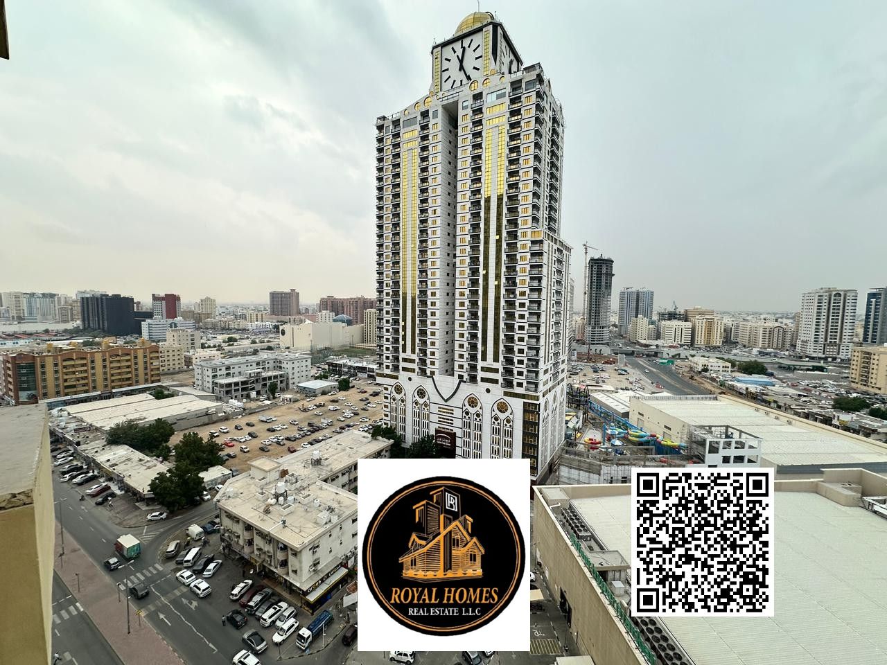 Hot Offer Cheapest Price 3 Bedroom Apartment 3BHK Empty Apartment Full City & Open Clock Tower View Biggest Size At Prime Location of Al Khor Towers