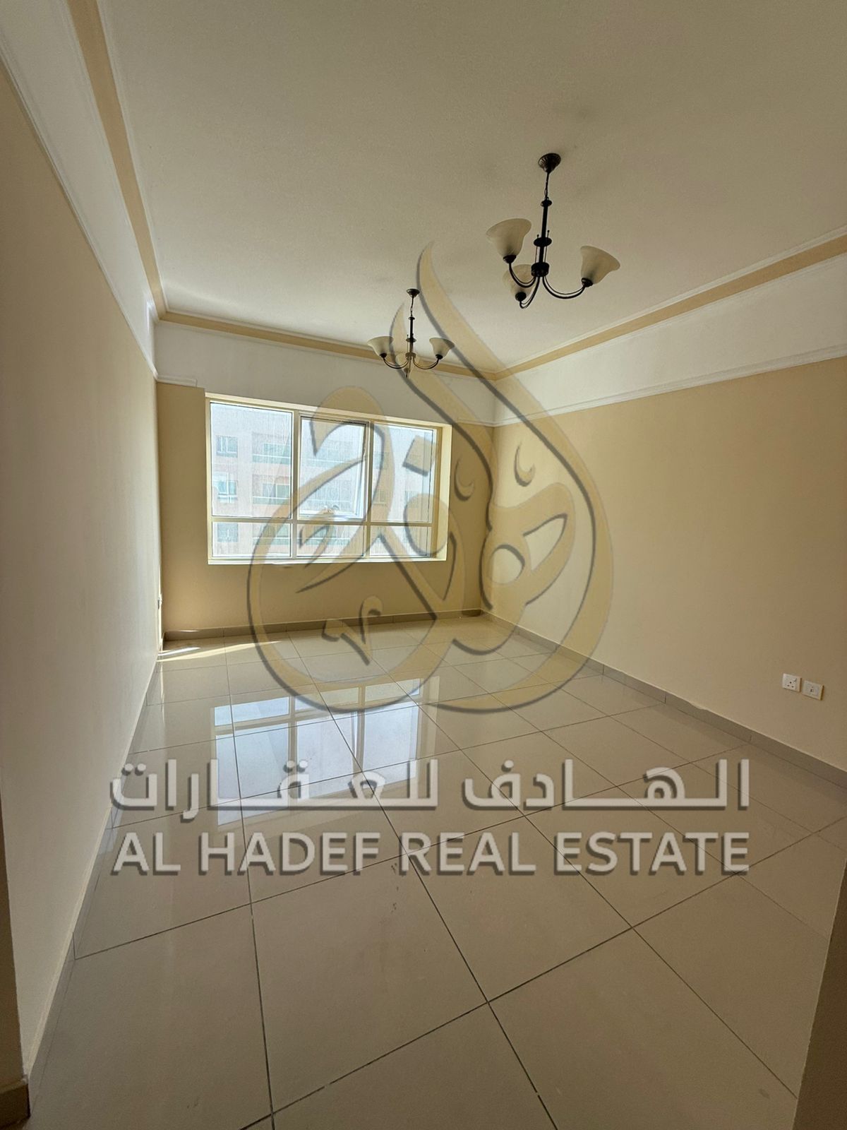 For rent in Sharjah, Al Khan area — one bedroom and living room, annual rent