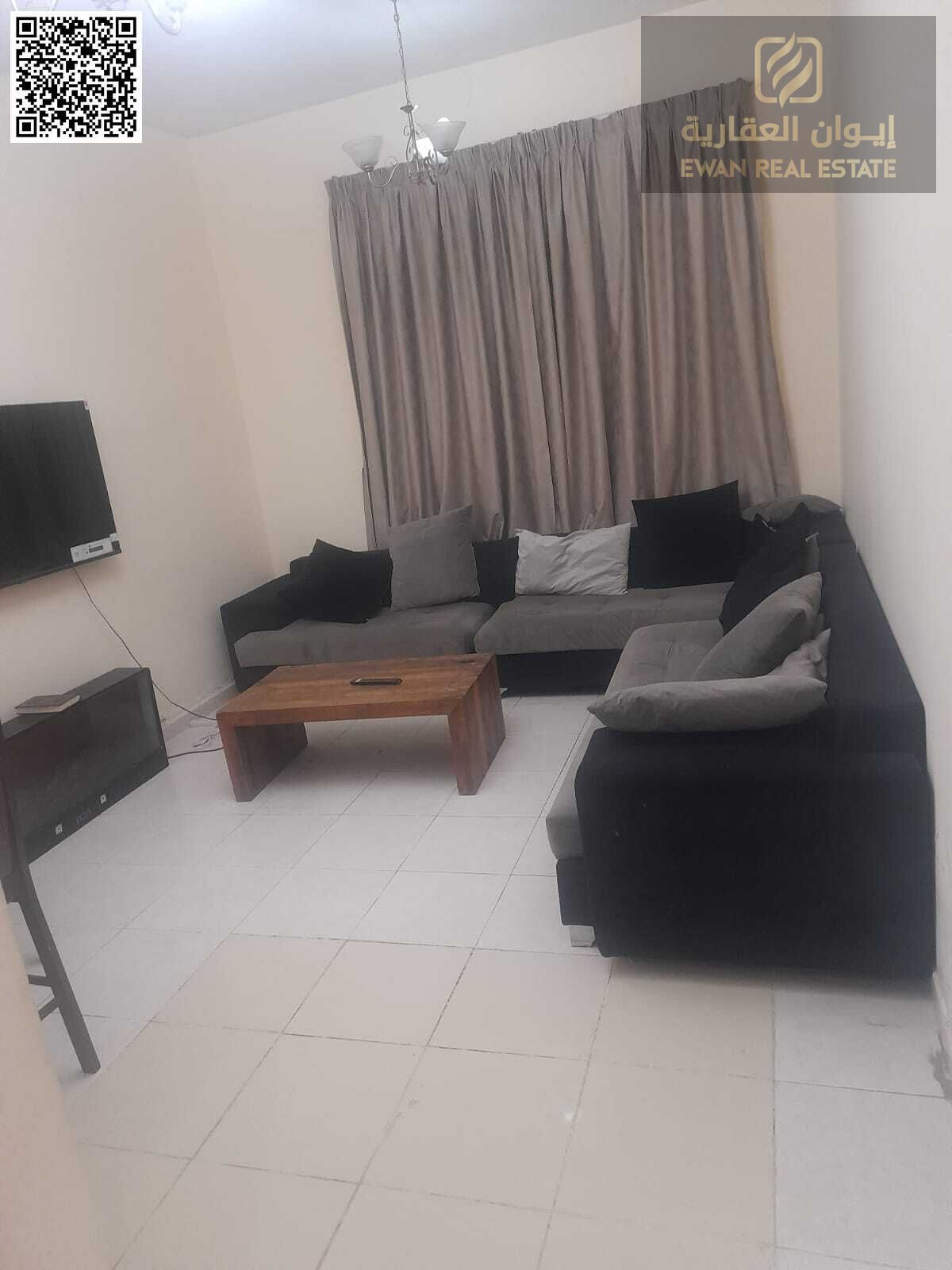 One-bedroom apartment for rent in a prime location close to all services. Ajman. Annual rent including all bills. Pay and move in.