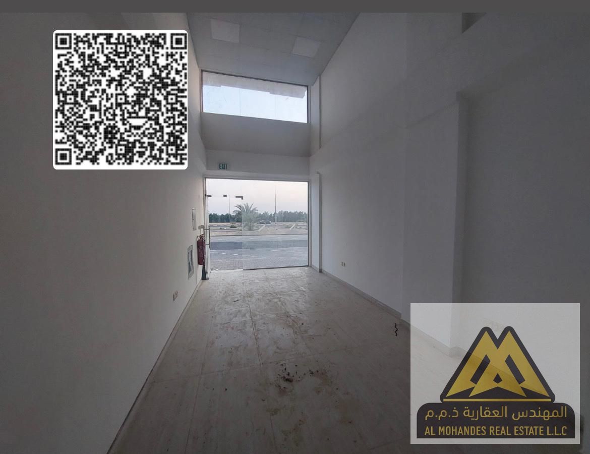 Spacious Shop for Annual Rent – First Occupancy – Strategic Location in Al Bahya
