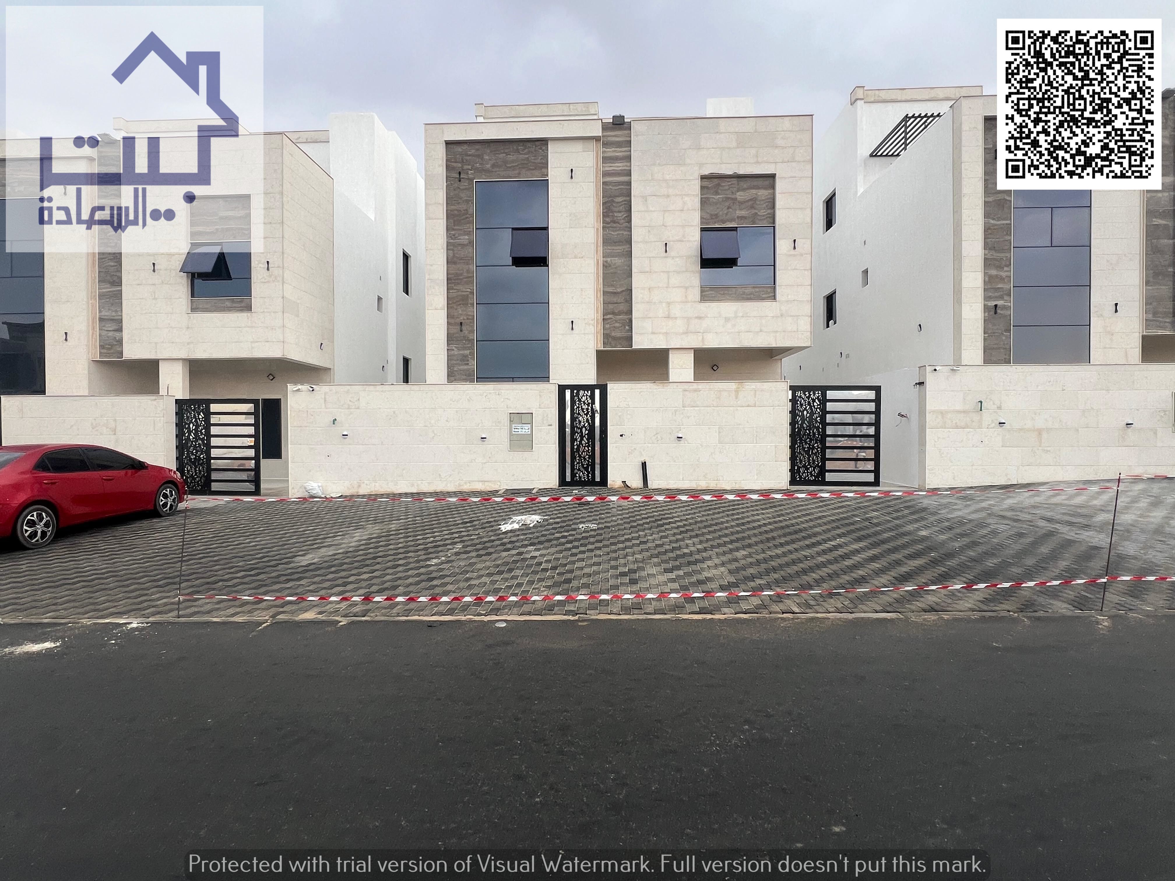 Your dream villa: two floors and a rooftop, including registration and ownership fees. Located directly next to services, near Sheikh Mohammed Bin Zay