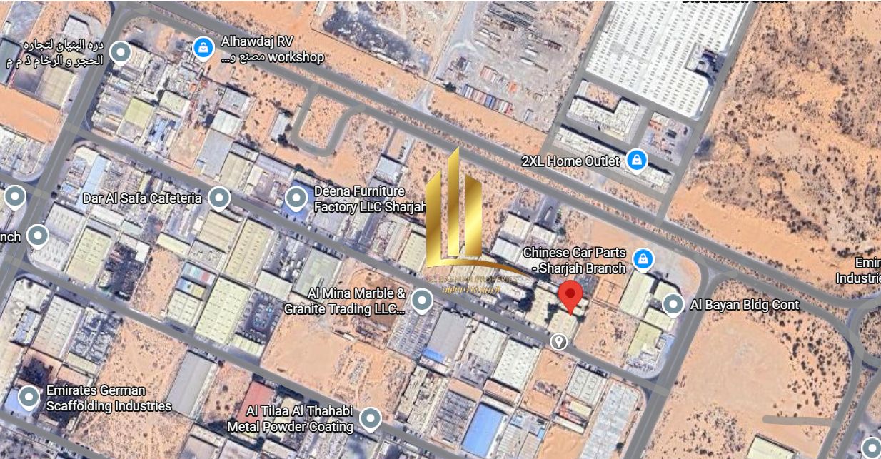 For sale: a large warehouse with workers' accommodation in Al-Hanu area – Block 7, in a practical location suitable for various industrial and storage