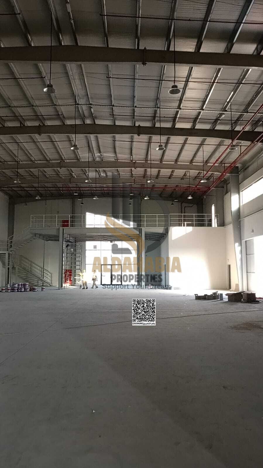 Industrial Shed for Rent in Modern Industries City – Umm Al Thoob 25,000 Sq. Ft | High Power Capacity | On Two Main Roads