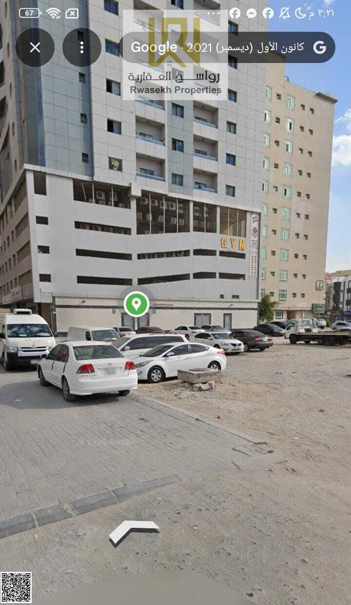 Residential Commercial Land for Sale in Ajman – Al Naeemiyah 1, Second Plot from Kuwait Street | G+15 Approval | Freehold