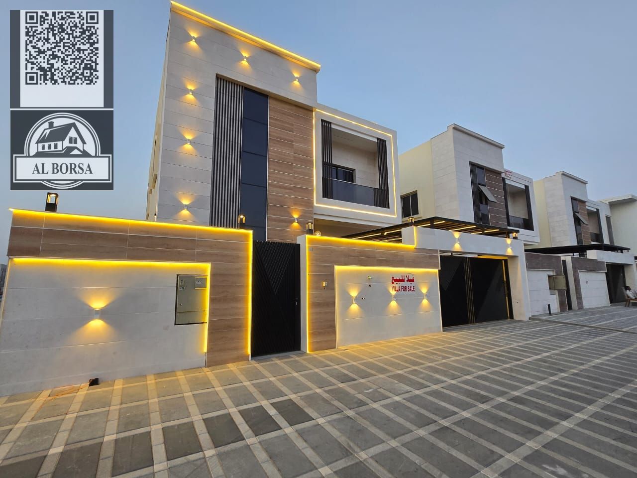 Villa for rent – Al BAHIA area, Ajman – 5 master bedrooms, living room, majlis, maid's room, prime location