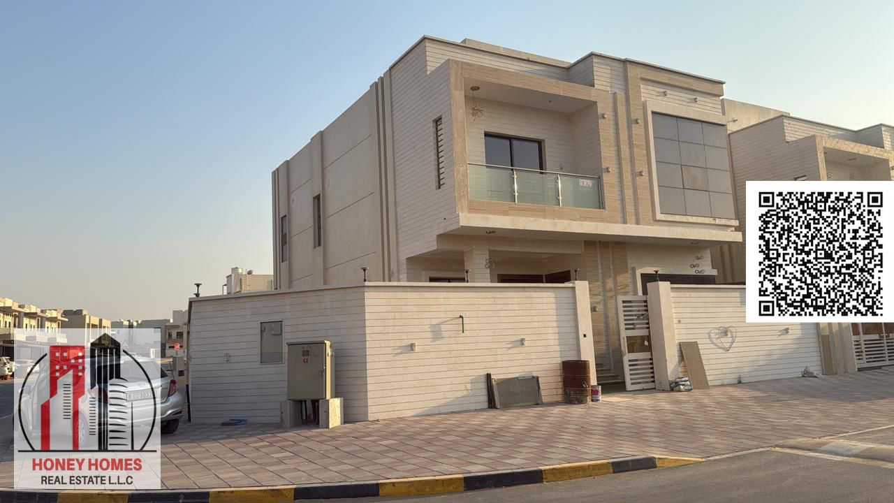 Brand New Corner 6-Bedroom Villa for Sale | Prime Location Al Helio 2, Ajman