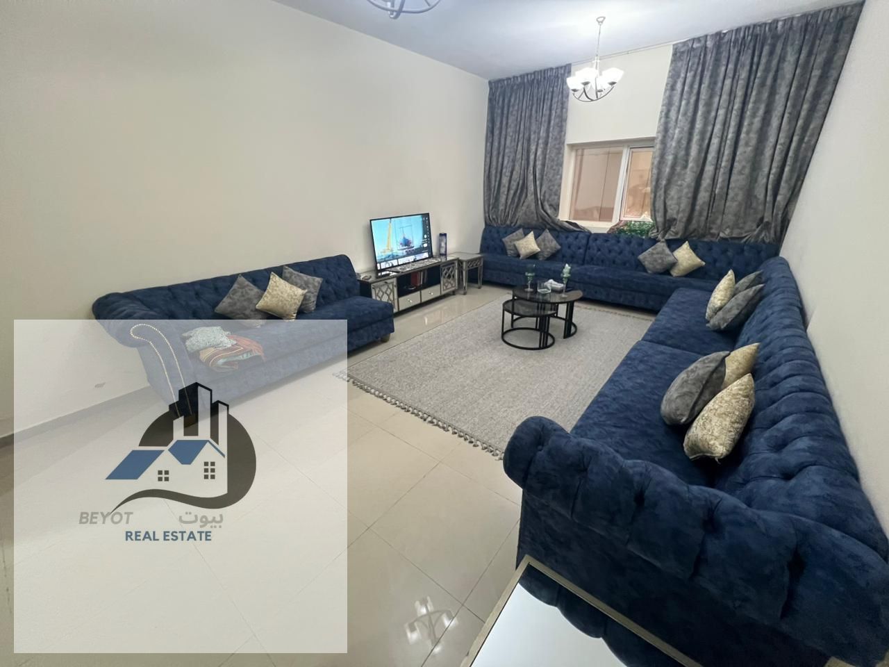 For Rent – 1 Bedroom & Hall in Ajman (Al Nuaimiya 3) Very spacious apartment with an approximate area of 1400 sq. ft. , located in a prime location