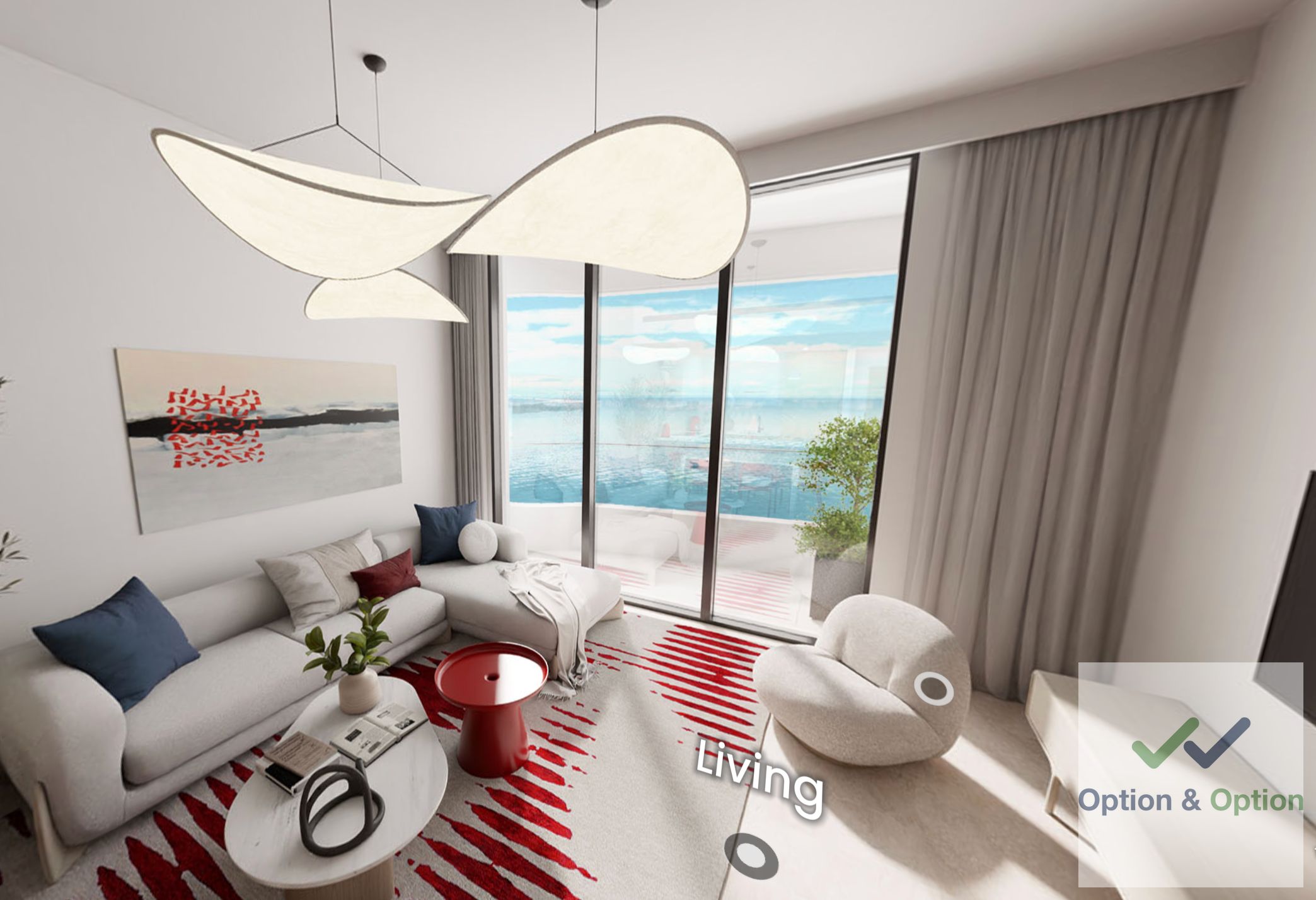 At OP | High Floor | Full Sea View | 3BR + Maid