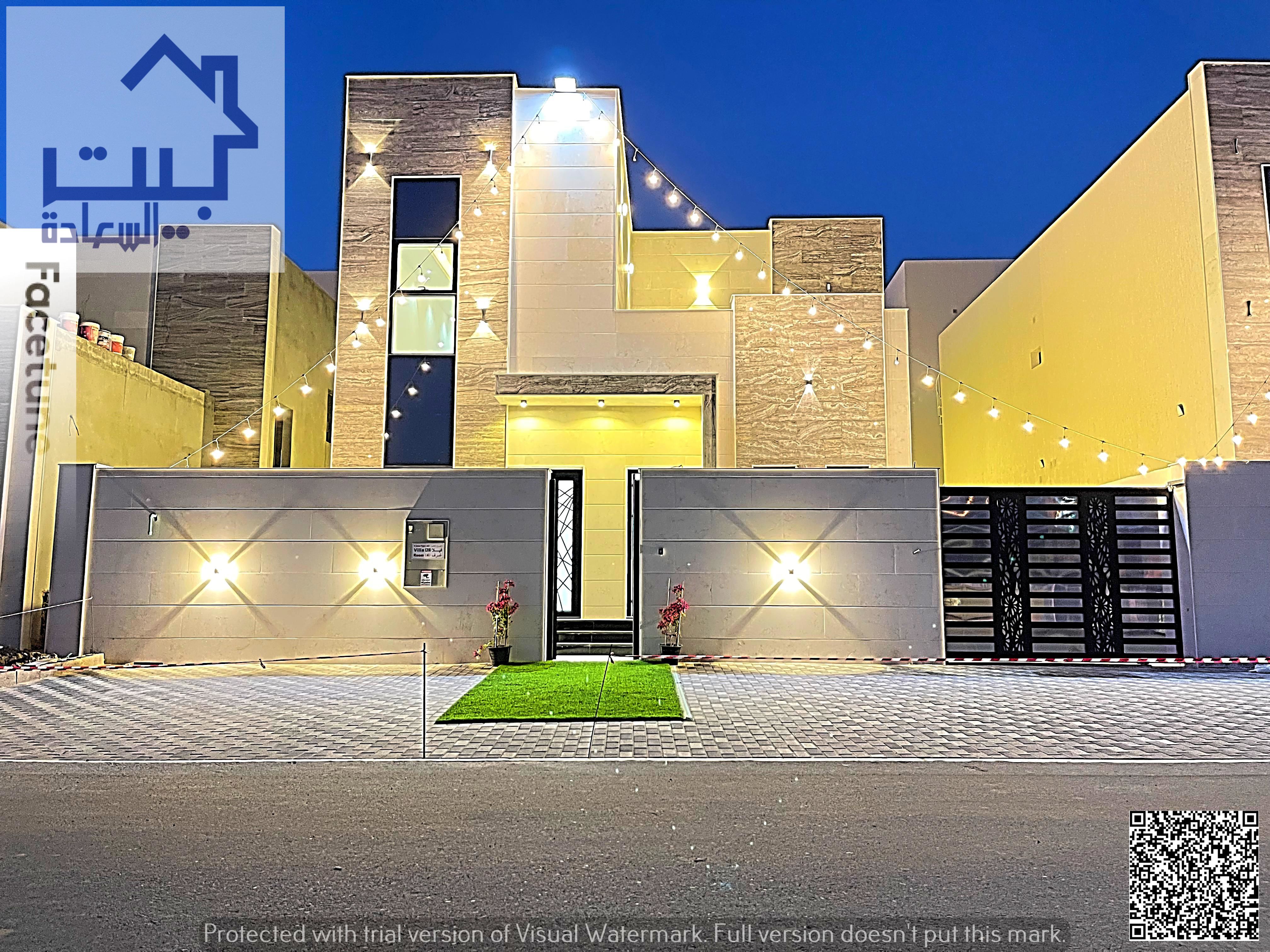 For sale : Your dream villa (2 floors + roof), registration fees included , next to mosque and services , near Sheikh Mohammed bin Zayed Rd. Freehold.