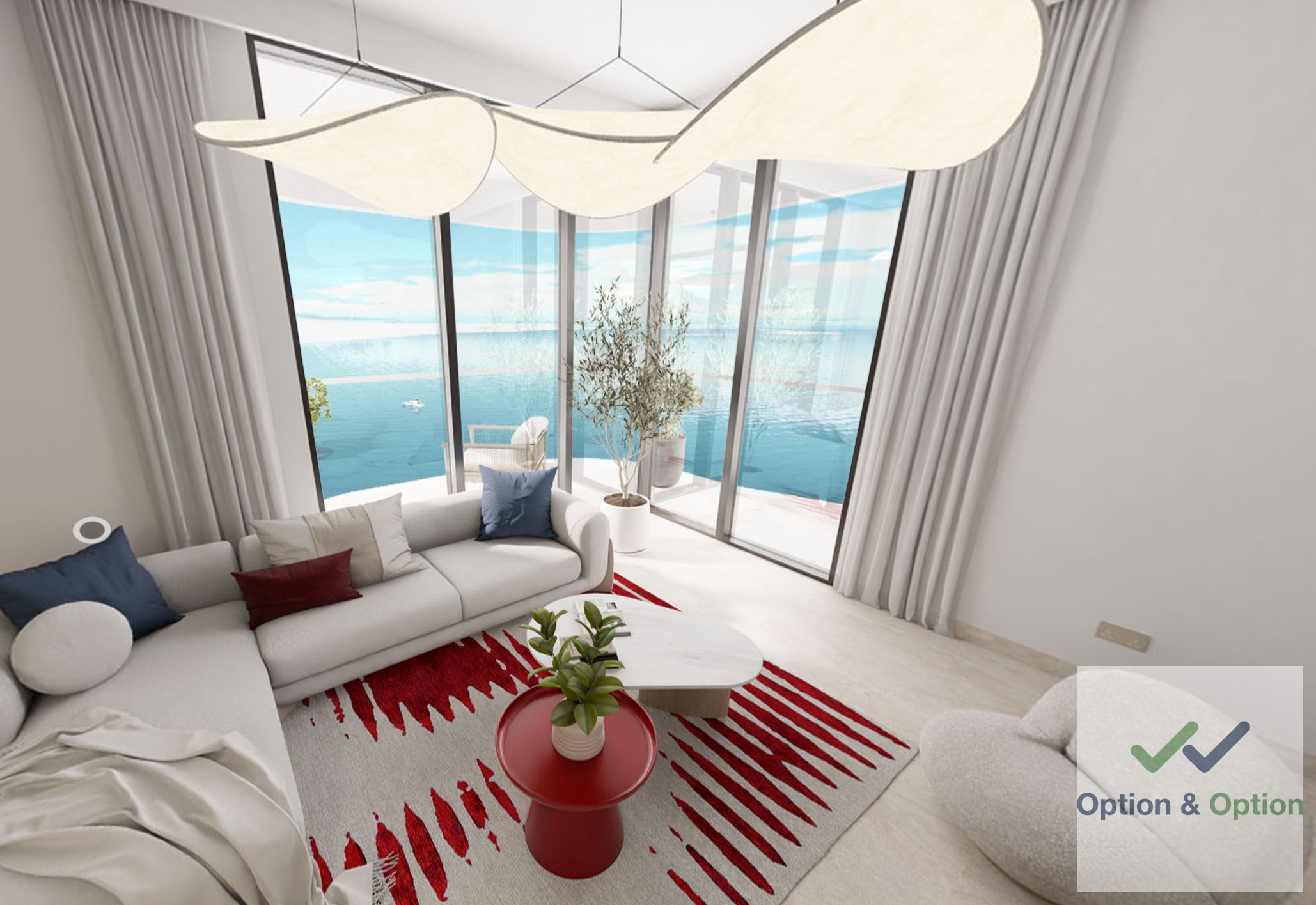 At OP | High Floor | Full Sea View | 3BR + Maid's