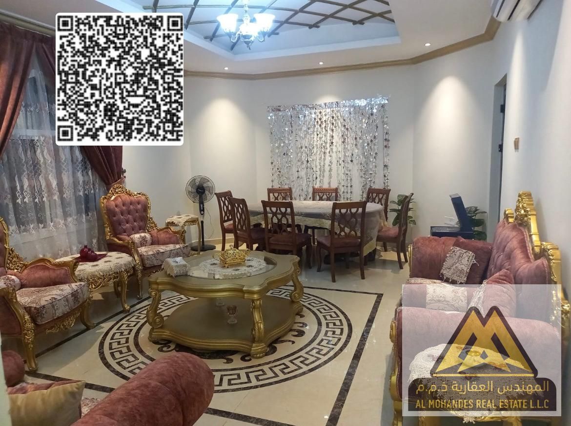 A luxurious fully furnished villa located in Al Rawda 1, near Al Hamidiya Police Station,