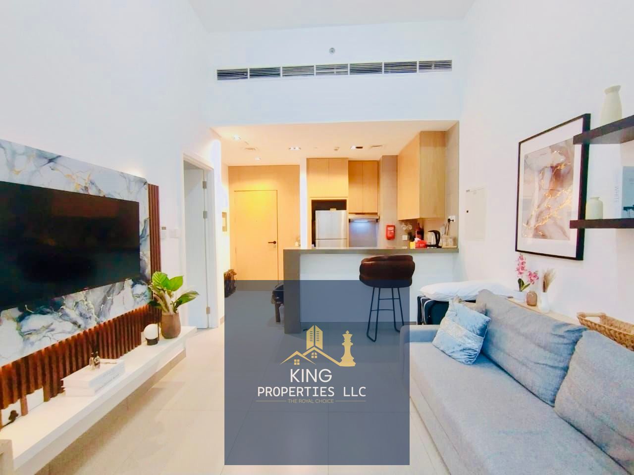 Furnished 1 bhk with privet garden with pool view for rent Al mamsha Sharjah