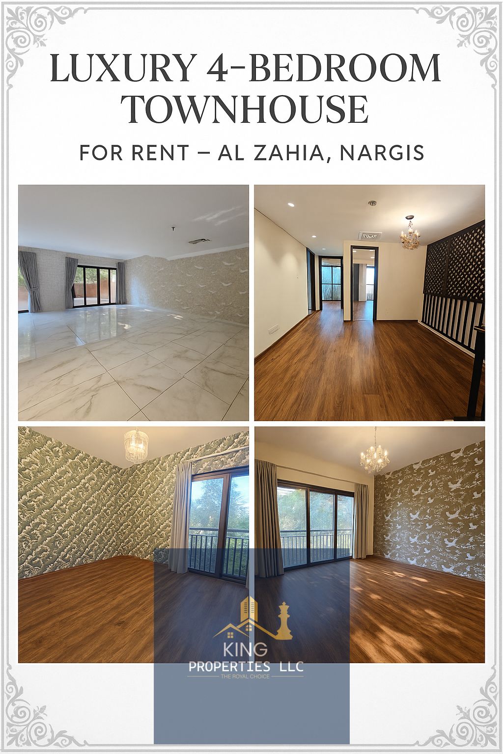Modern 4-Bedroom Townhouse with Generous Layout