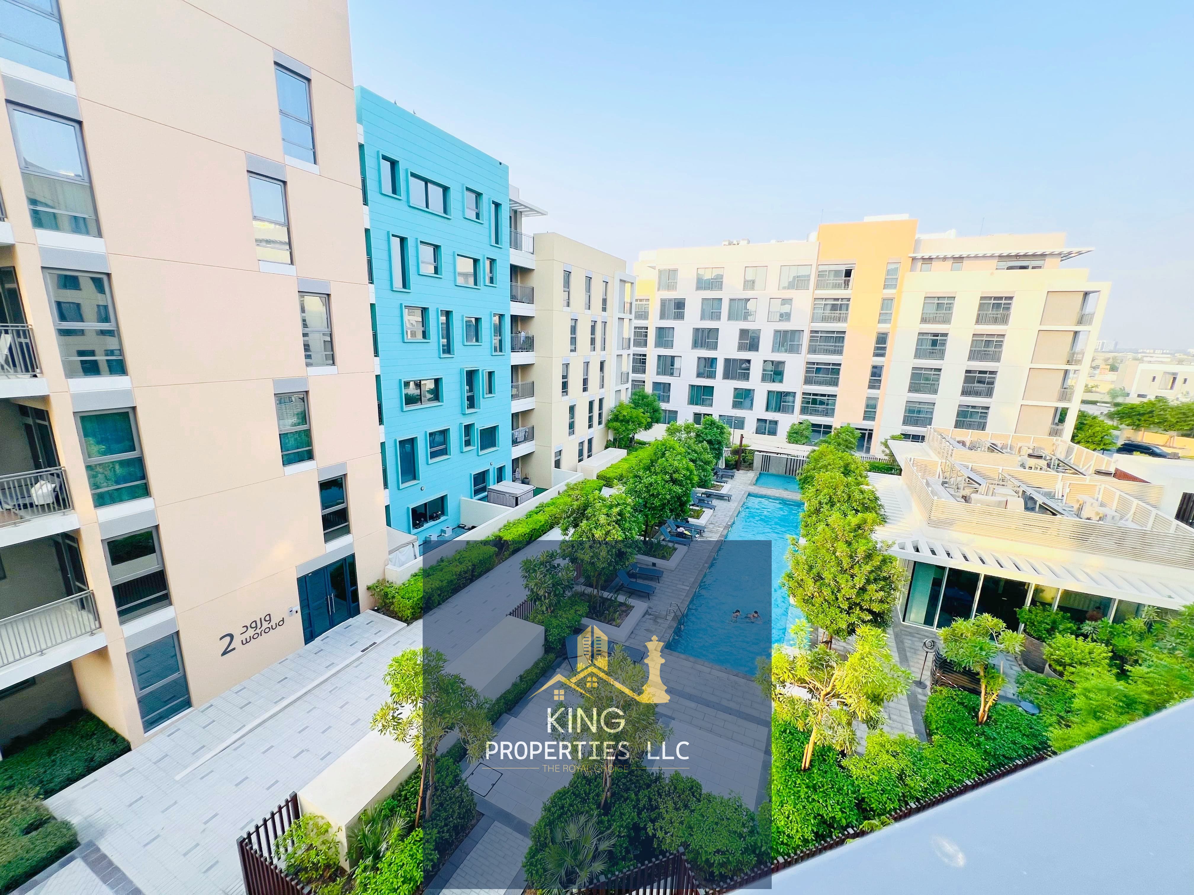 Stunning Views, One BHK with closed kitchen & balcony available Available for rent