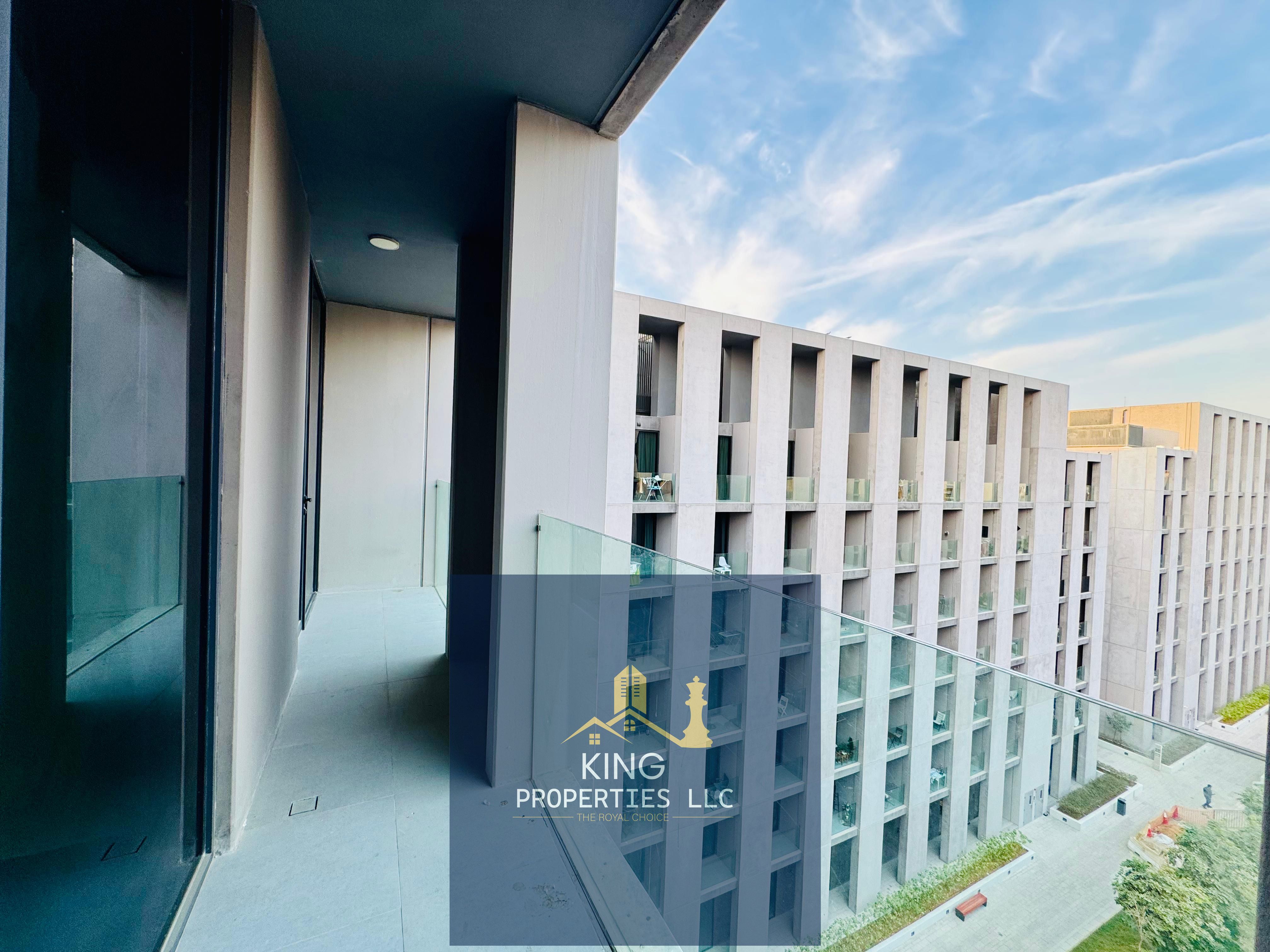Stunning Views, 1BHK with balcony and pool view available for rent