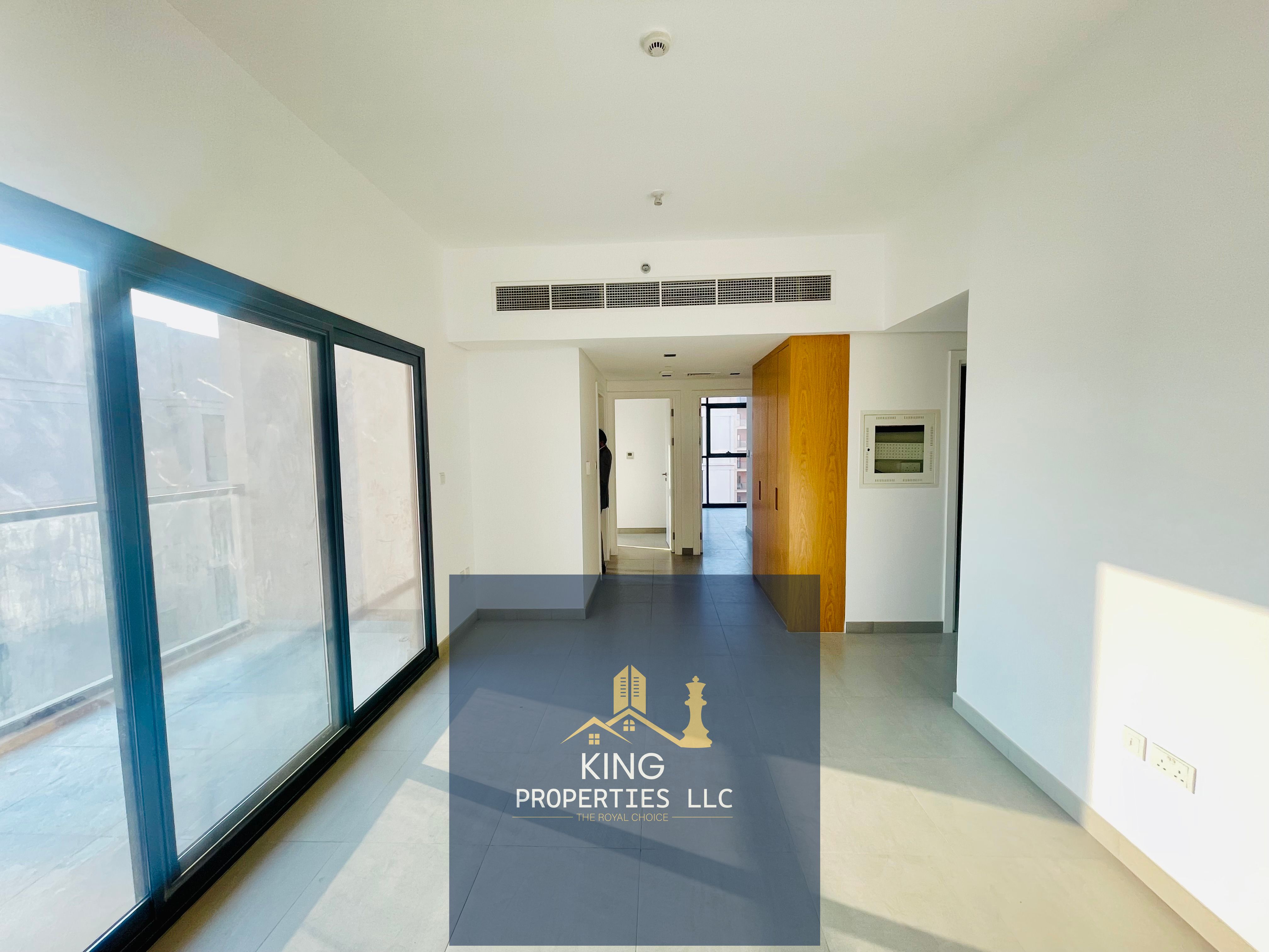 Two bedroom-hall with balcony is available for rent in Al Mamsha