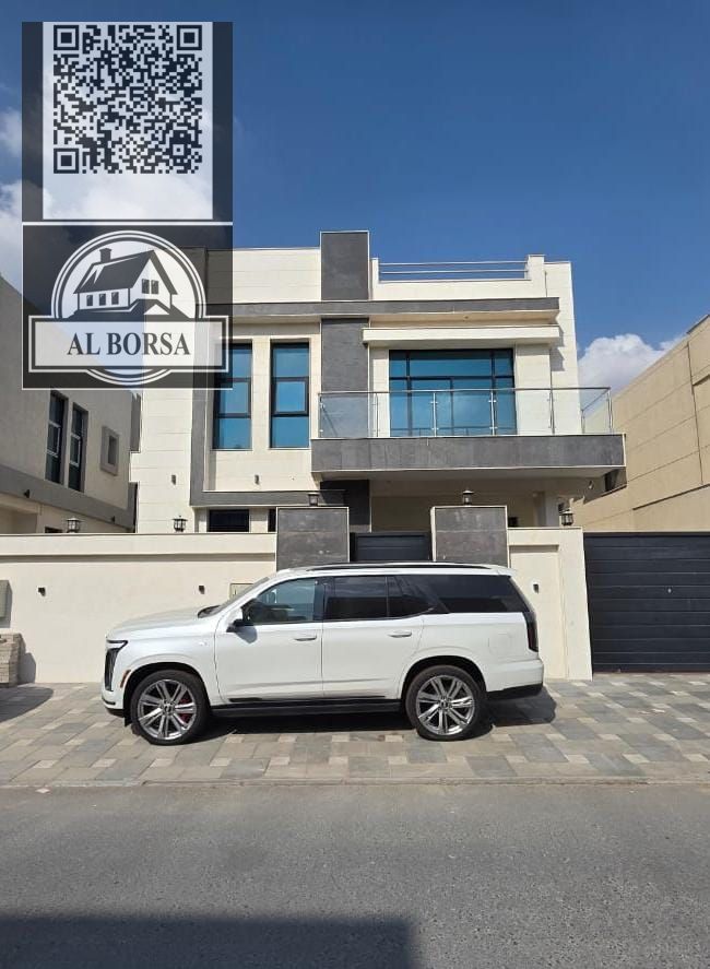 Villa for rent – Al yasmeen area, Ajman – 5 master bedrooms, living room, majlis, maid's room, prime location