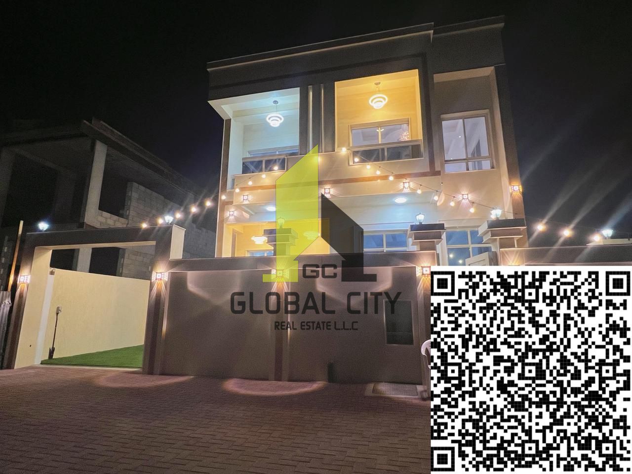 Corner Spacious Brand New 5 Bedrooms Villa for Sale Helio 2, Ajman U,A,E