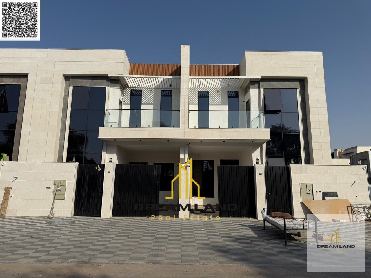 Registration included – Luxury 4-master-bedroom townhouse with wardrobes in Al Yasmeen, move-in ready.