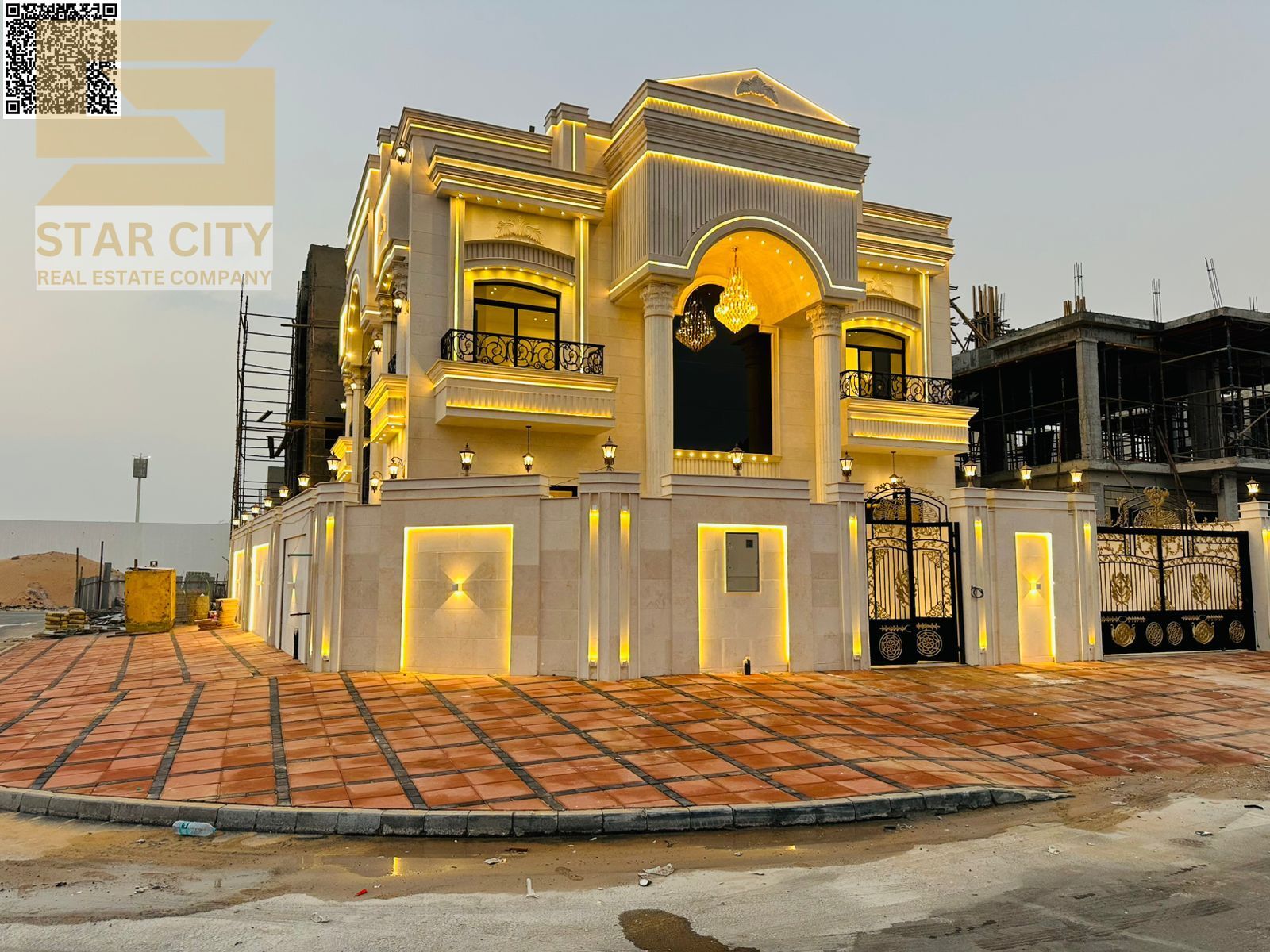 New Classic Corner Villa for Sale – Al Hulaywo 2, Ajman Super Deluxe Finishes | Direct from Owner | Up to 25-Year Warranty | Near Sheikh Mohammed Bi