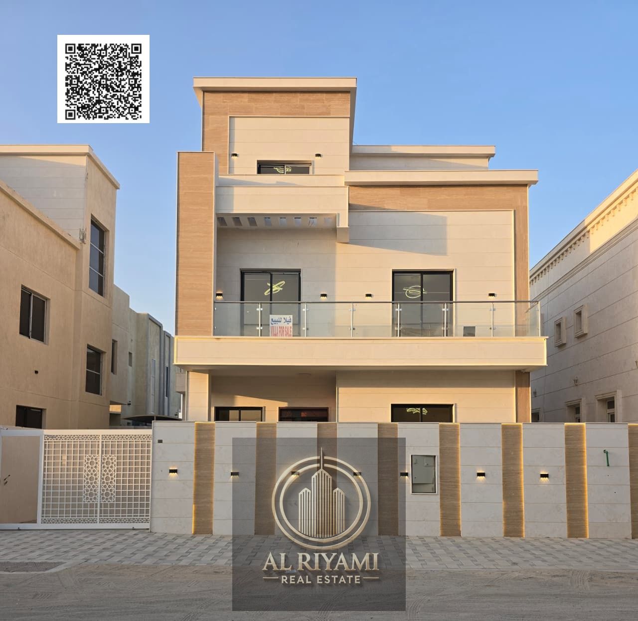 Luxury villa for sale in Al Yasmin, directly opposite the mosque – price negotiable