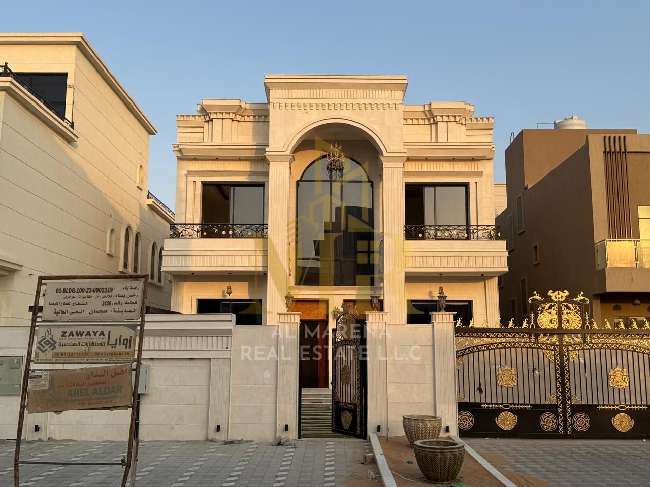 Elegant Villa in Al Alia – Ajman | 2 Floors | 5 Master Bedrooms | Majlis & 2 Living Rooms | Spacious Layout | All-Inclusive Price