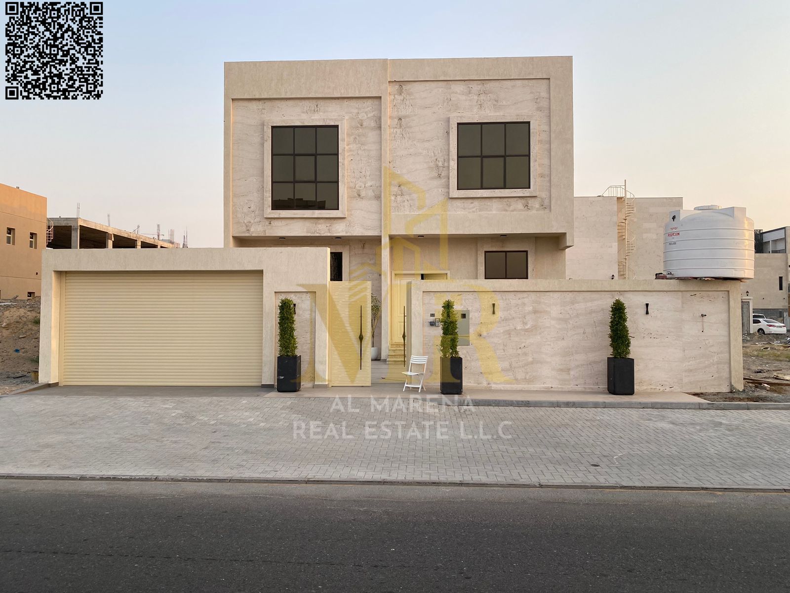Luxury Villa in Al Alia – Ajman | 6 Master Bedrooms | Internal Elevator | Majlis & 2 Living Rooms | Large Modern Kitchen | All-Inclusive Price
